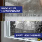 M-D Building Products Polar Block 62 In. x 210 In. Clear Plastic 5-Window Insulation Kit Image 4