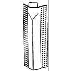 Clarkdietrich 90 Deg Vinyl Cornerbead Transition Cap Image 1