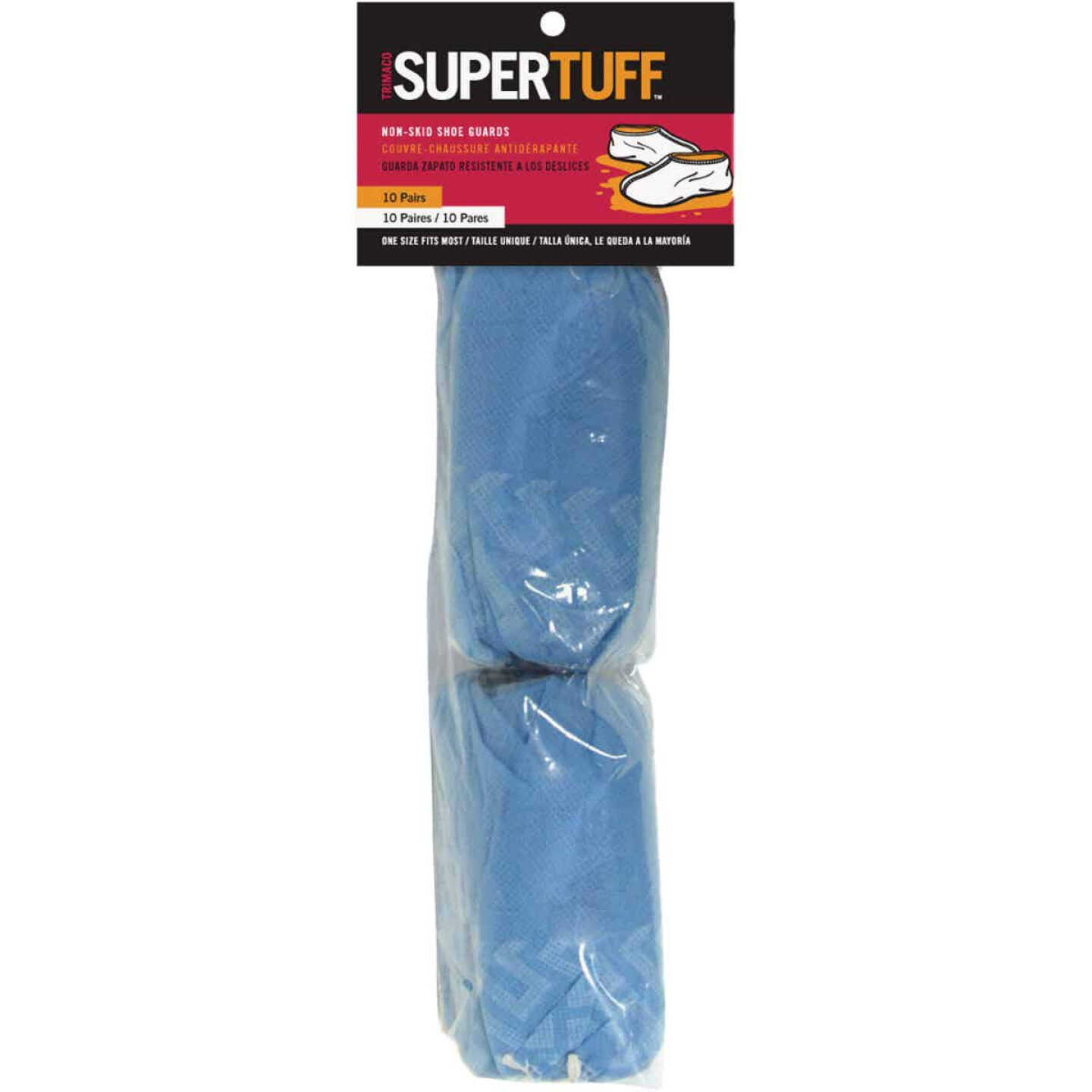 Trimaco SuperTuff Blue Slip Resistant Poly Shoe Guard (10-Pair) Image 1