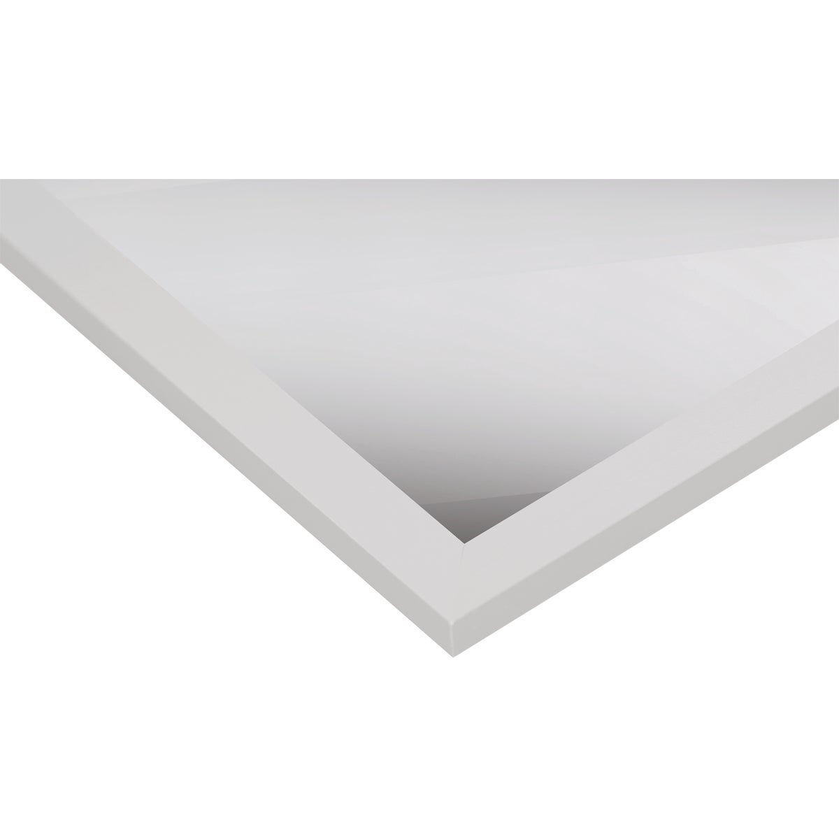 Renin Davis Rectangle White 13 In. x 49 In. Over Door Vanity Mirror Image 4