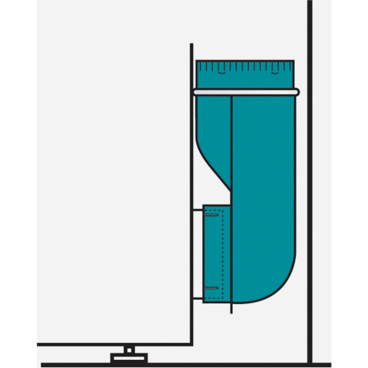 Builders Best 4-1/2 In. Heavy-Gauge Drawn Aluminum Dryer Offset Dryer Elbow Image 2