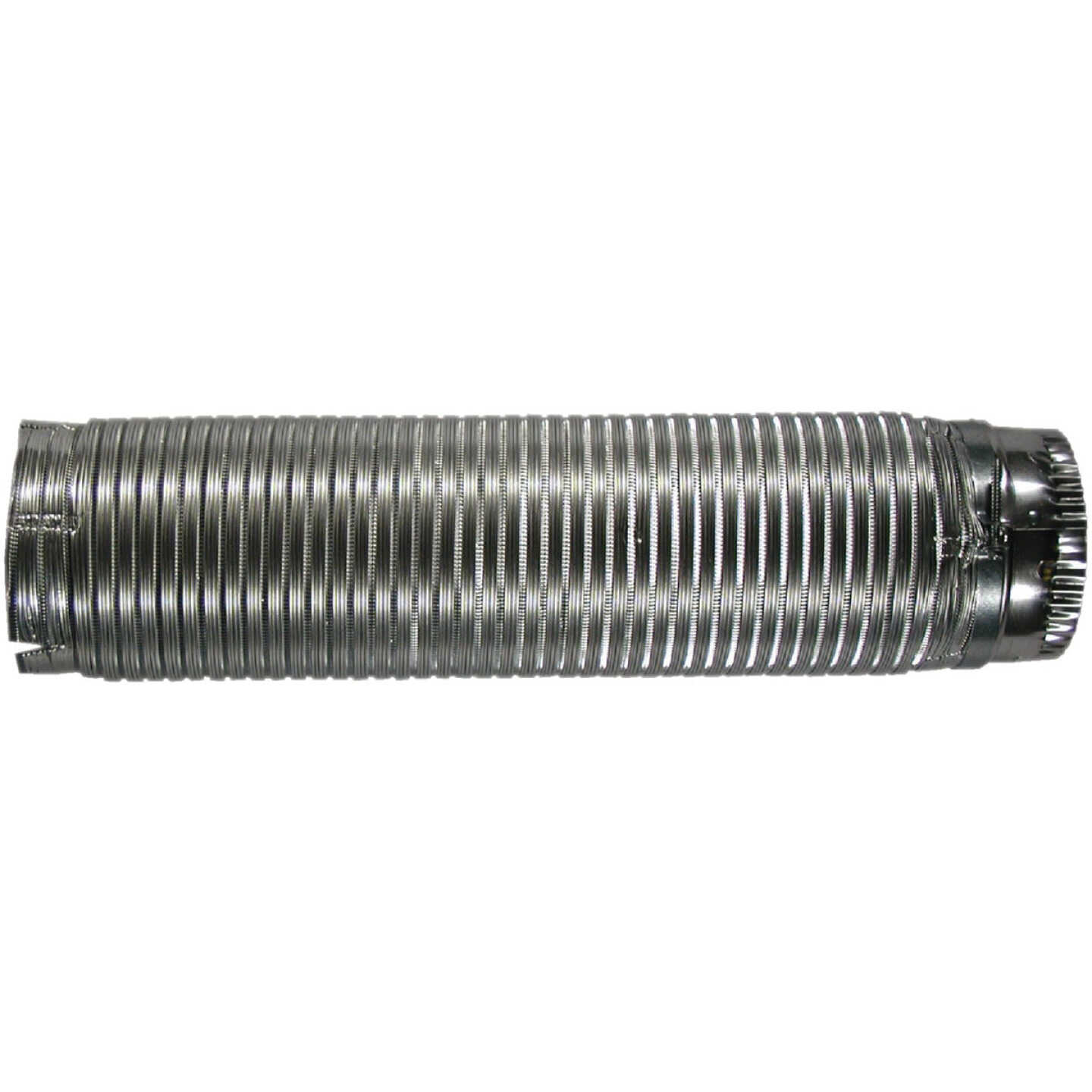 Builders Best E-Z-Fasten 4 In. x 5 Ft. Aluminum Semi-Rigid Dryer Duct Image 1
