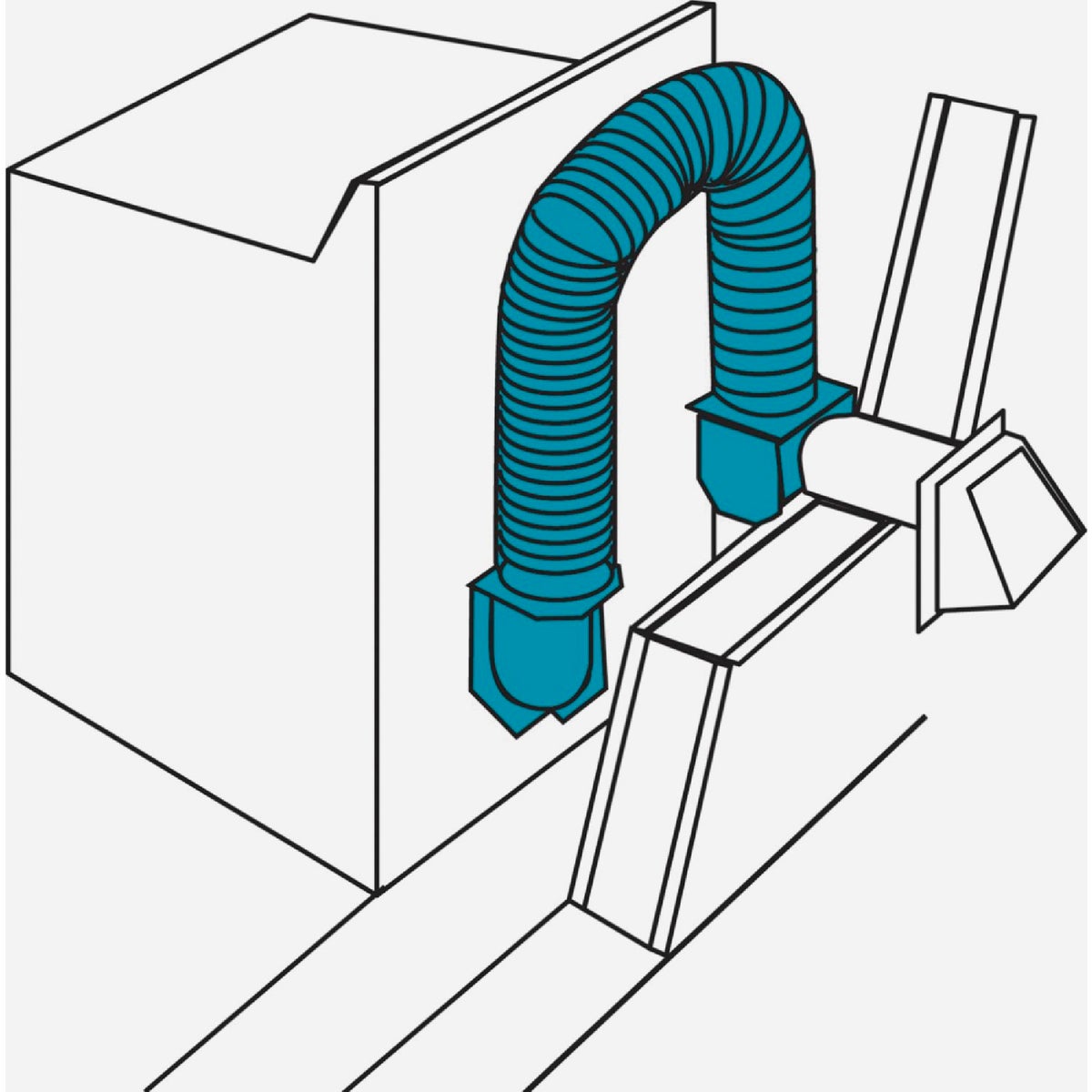 Builders Best Flexible Aluminum Dryer Hose Kit (5-Piece) Image 2