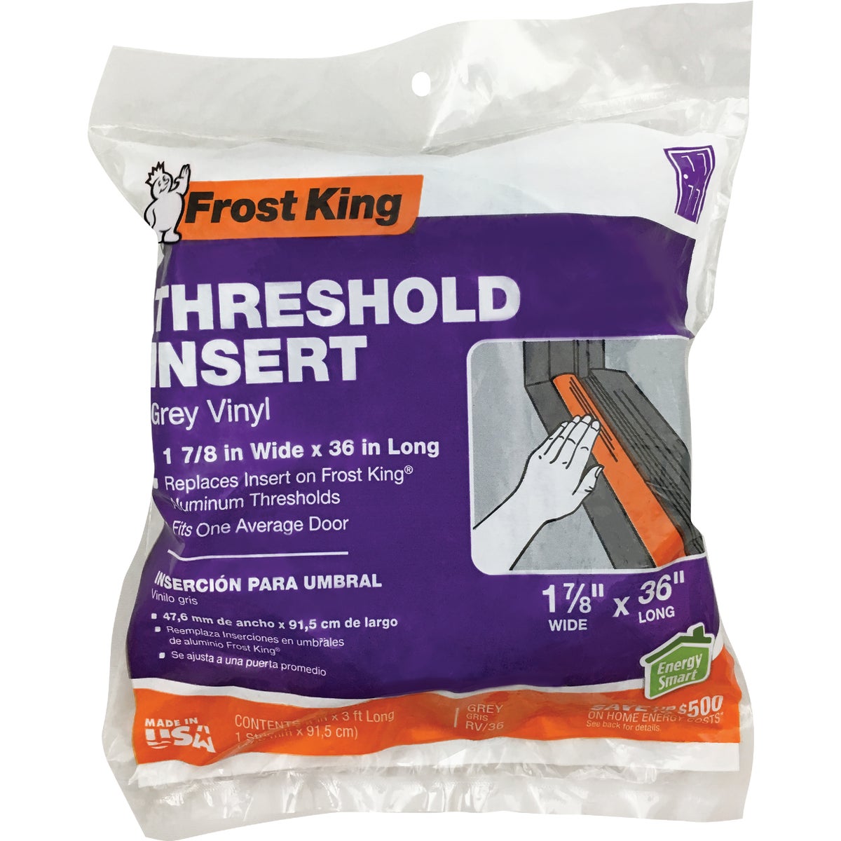 Frost King 1-7/8 In. Wide x 36 In. Long Threshold Insert
