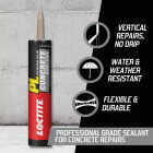 Loctite PL 10 Oz. Concrete Non-Sag Limestone Polyurethane Sealant Image 5
