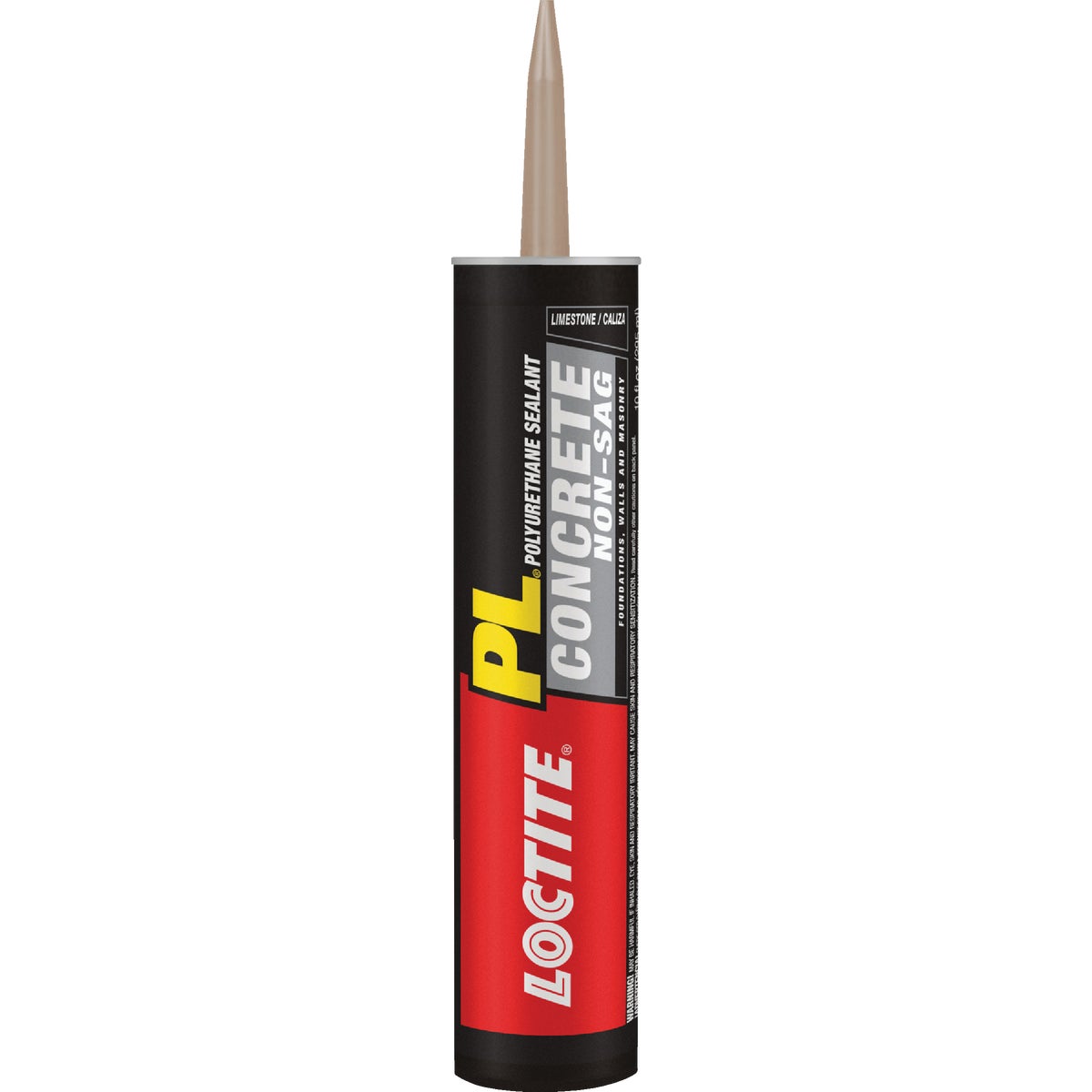 Loctite PL 10 Oz. Concrete Non-Sag Limestone Polyurethane Sealant