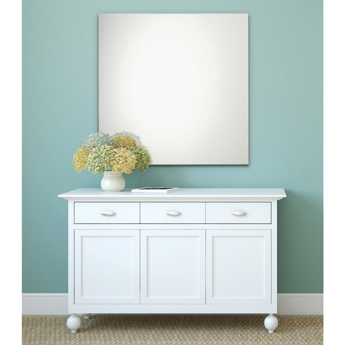 Erias Home Design 30 In. W. x 36 In. H. Frameless Polished Edge Wall Mirror Image 1