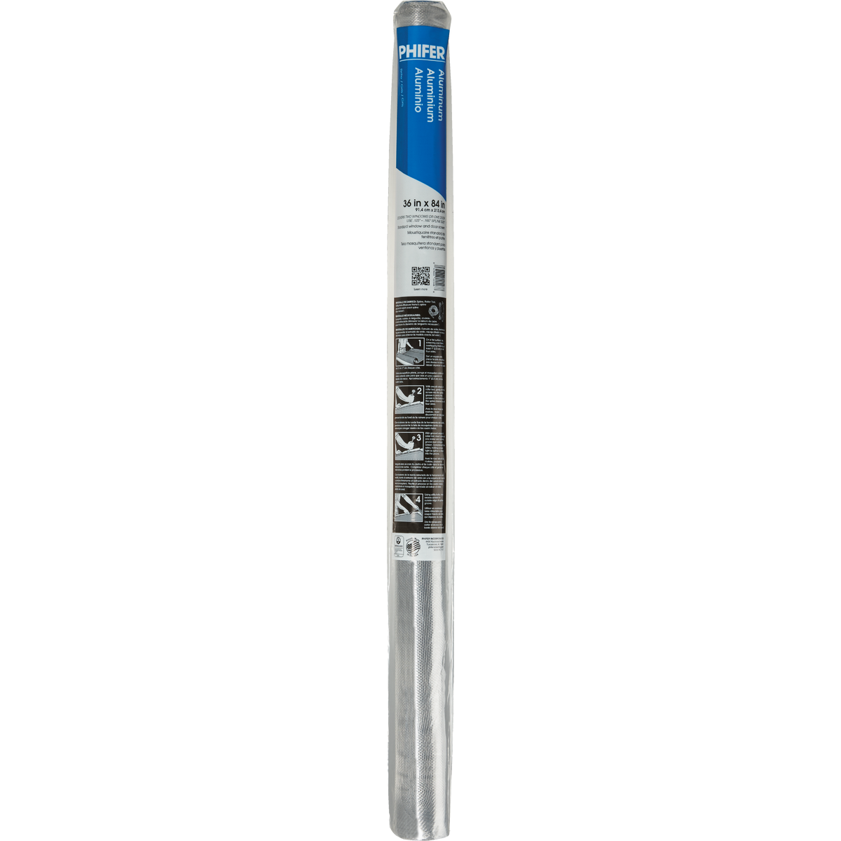 Phifer 36 In. x 84 In. Brite Aluminum Screen Ready Rolls Image 2