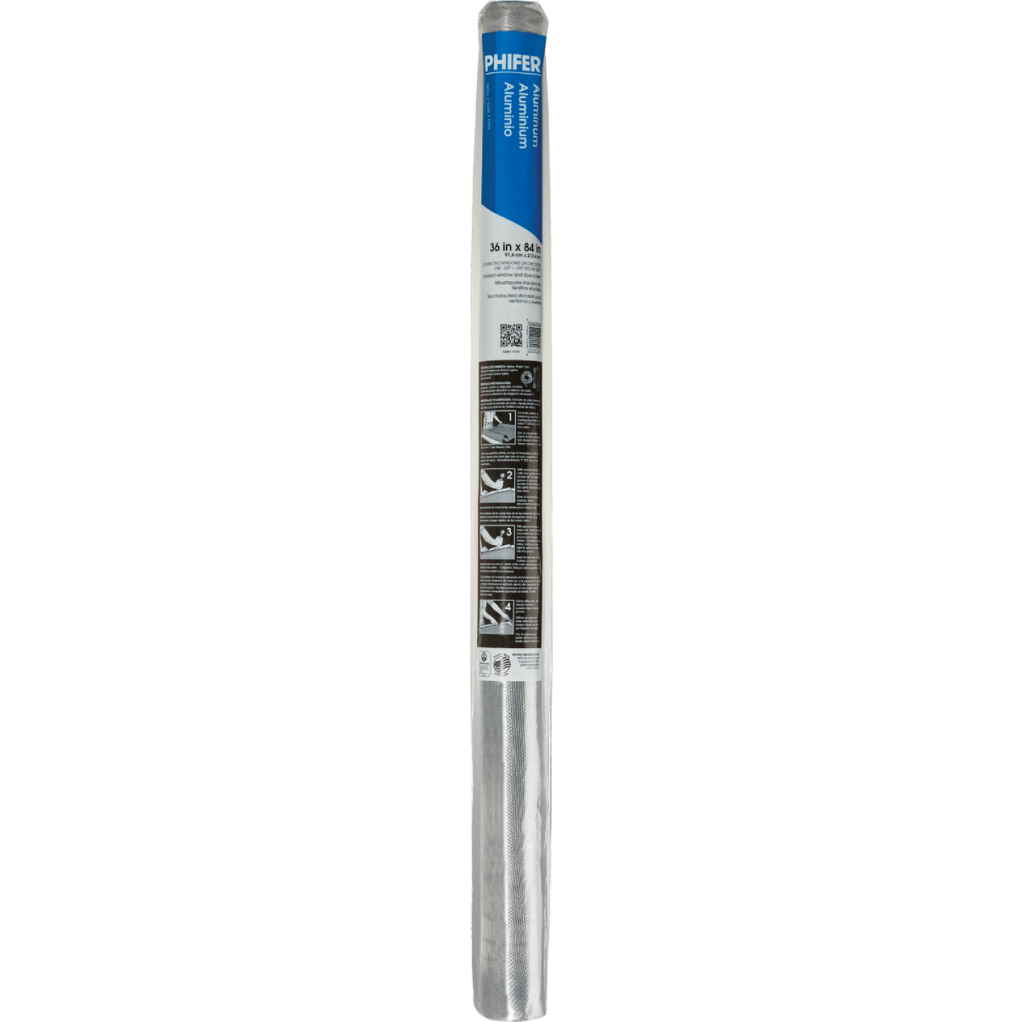 Phifer 36 In. x 84 In. Brite Aluminum Screen Ready Rolls Image 2