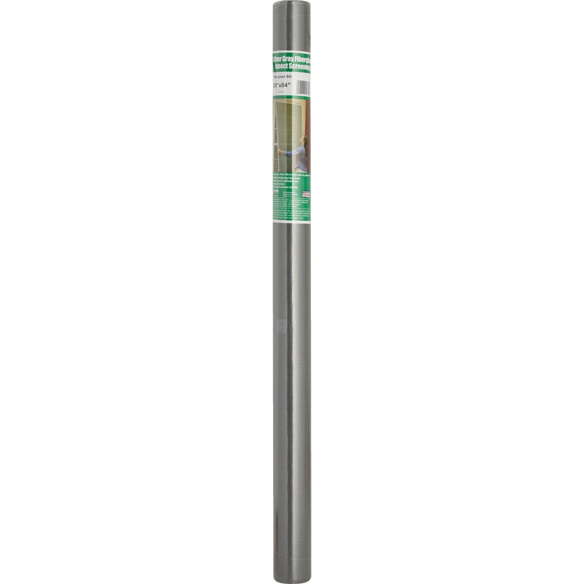 Phifer 30 In. x 84 In. Gray Fiberglass Screen Cloth Ready Rolls Image 2