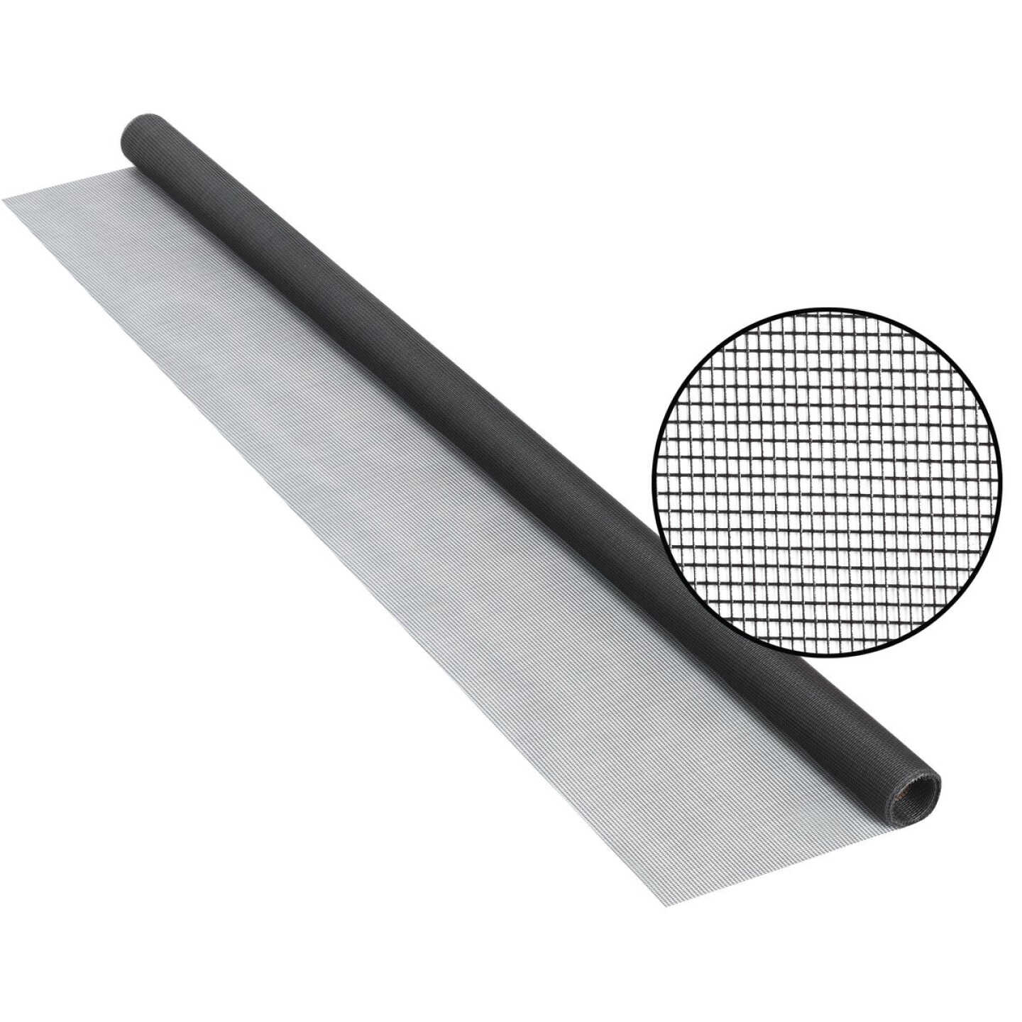 Phifer 30 In. x 84 In. Charcoal Fiberglass Screen Cloth Ready Rolls Image 1