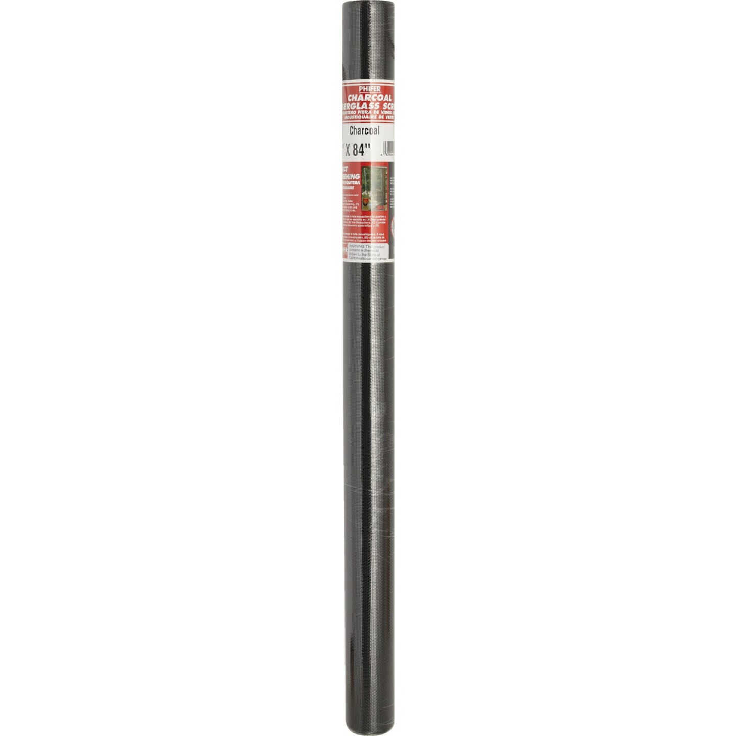 Phifer 30 In. x 84 In. Charcoal Fiberglass Screen Cloth Ready Rolls Image 2