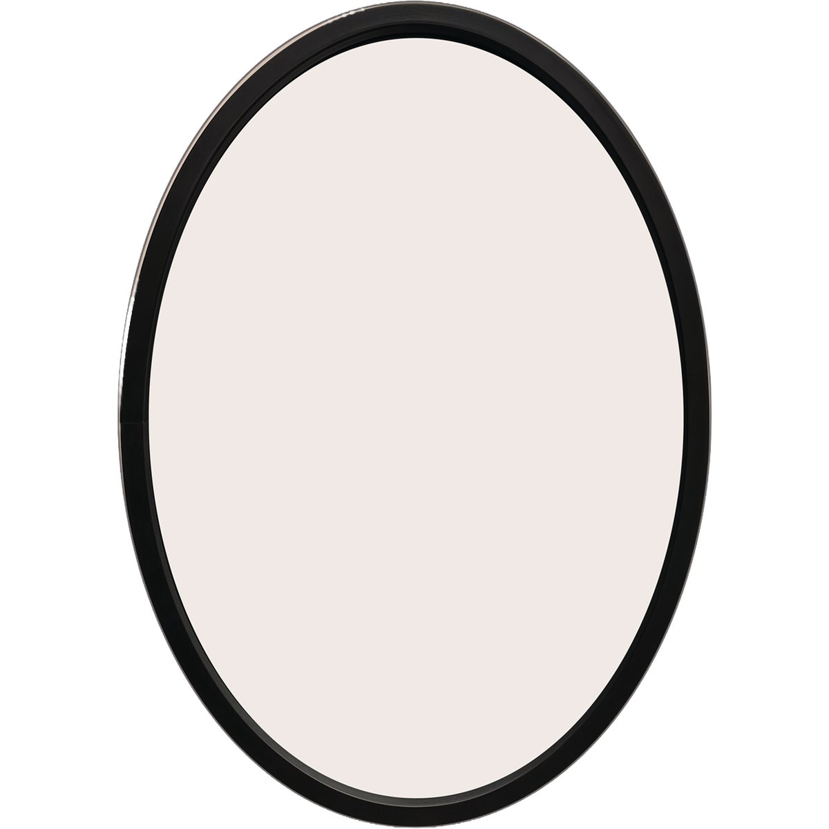 Renin Cove Black Oval 20 In. x 28 In. Bold Frame Vanity Mirror