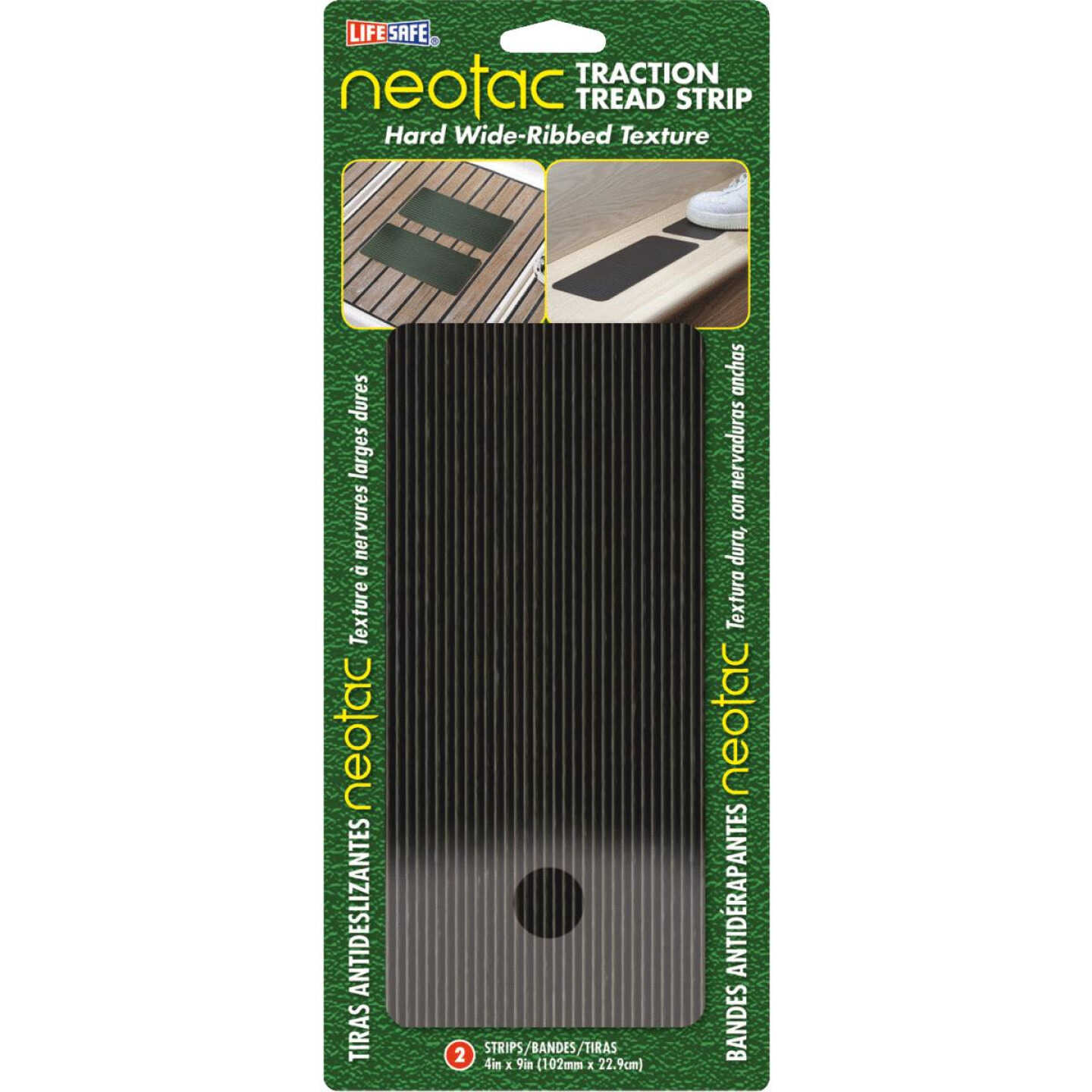 4X9 BLK WIDE RIB STRIPS Image 1