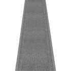 Multy Home Tracker 26 In. x 60 Ft. Gray Carpet Runner, Indoor/Outdooor Image 1