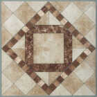 Home Impressions Travertine Mosaic 12 In. x 12 In. Vinyl Floor Tile (45 Sq. Ft./Box) Image 1