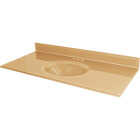 49" BRN GLASS VANITY TOP Image 1