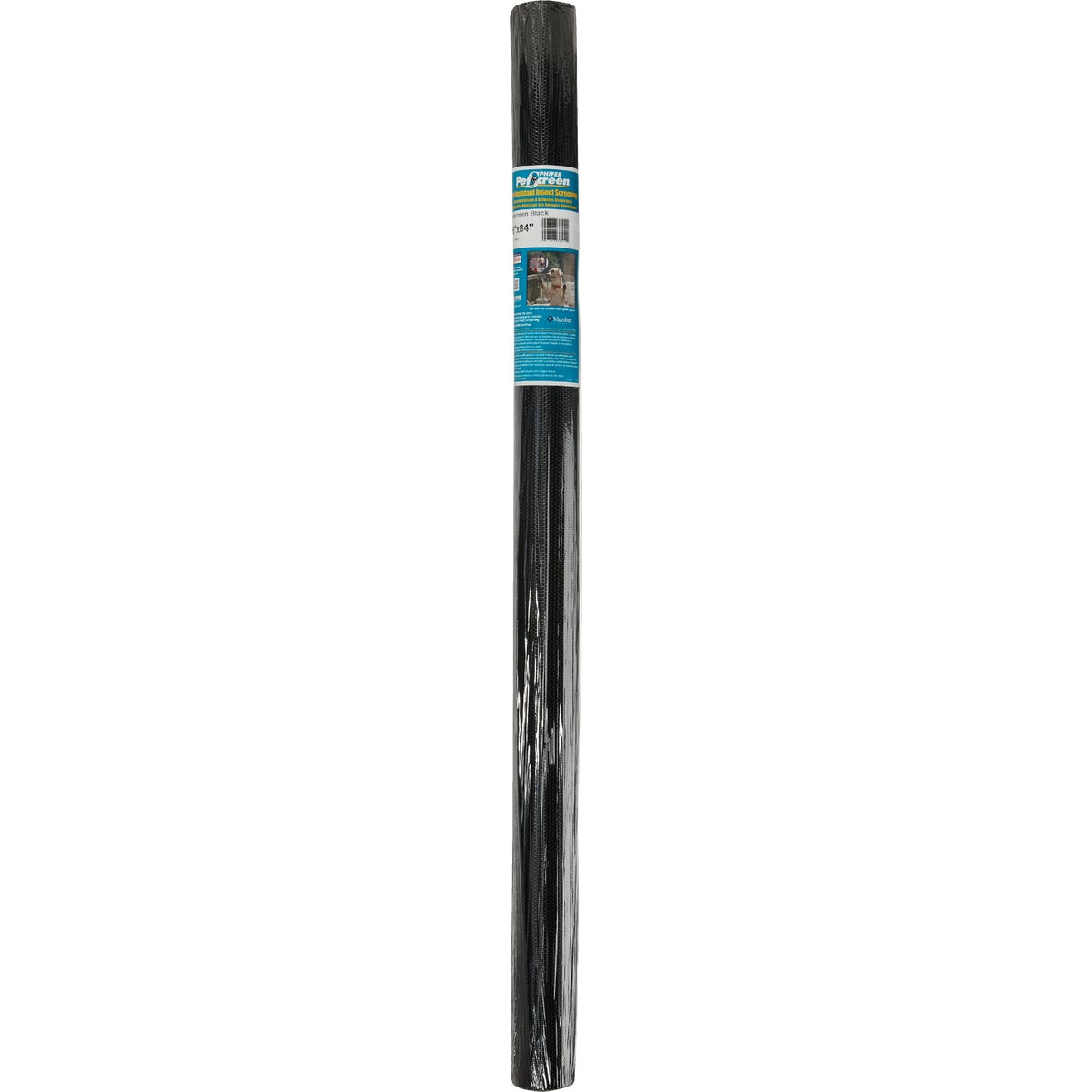 Phifer PetScreen 36 In. x 84 In. Black Pet-Resistant Screening Image 2