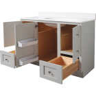 Bertch Storage Solutions 48 In. W x 34-1/2 In. H x 21 In. D Harbor Vanity Base without Top, 3 Door/2 Drawer Image 2