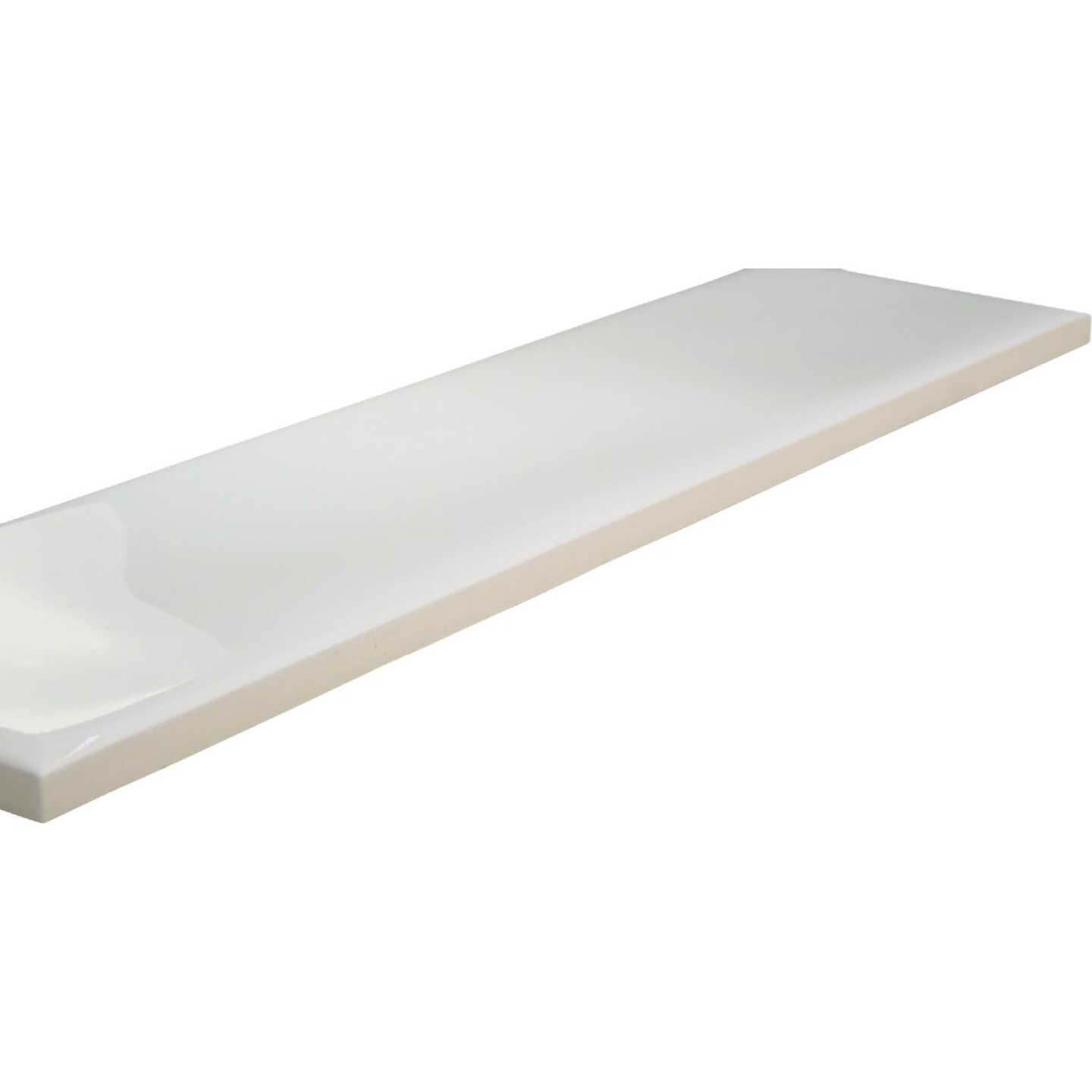 Emser Craft II 3 In. x 12 In. Glossy White Ceramic Wall Tile with Undulating Texture (5.6 Sq. Ft./Case) Image 3