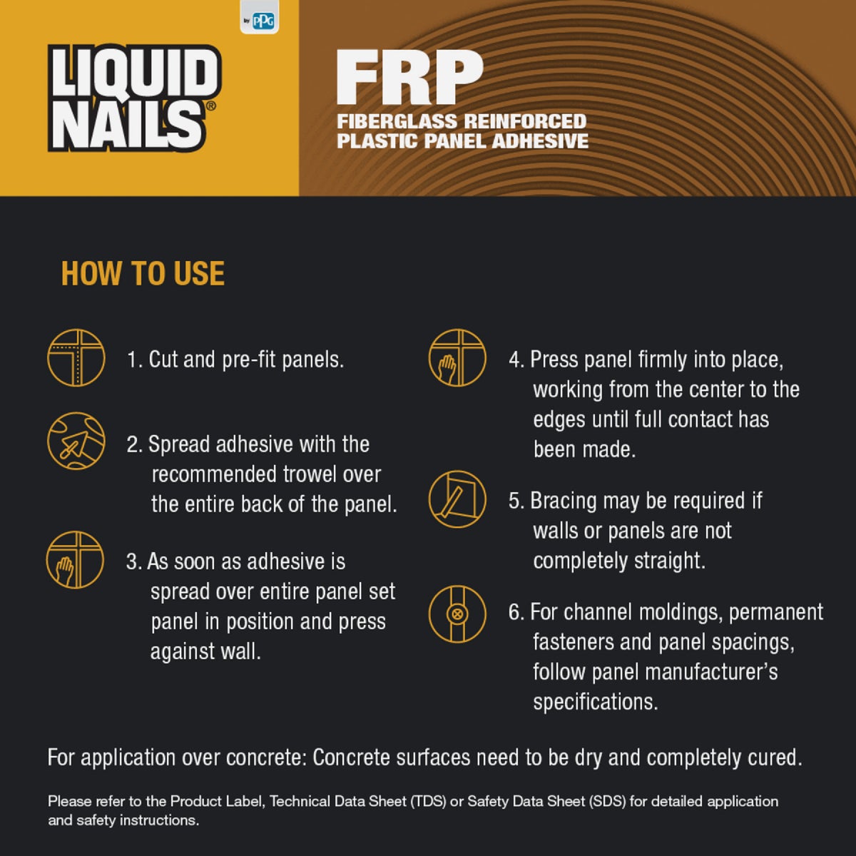 LIQUID NAILS 1 Gal. FRP Panel Adhesive Image 3
