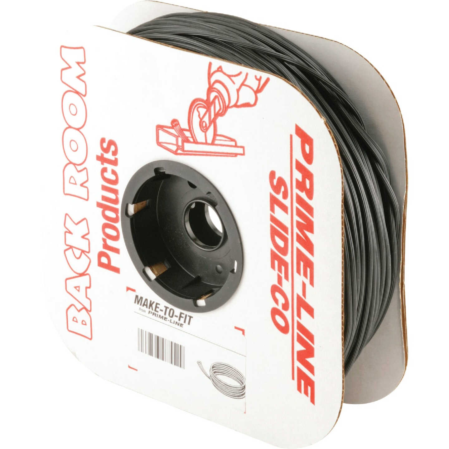 Prime-Line 0.230 In. Dia. x 250 Ft. L. Black Vinyl Screen Retainer Spline Image 1