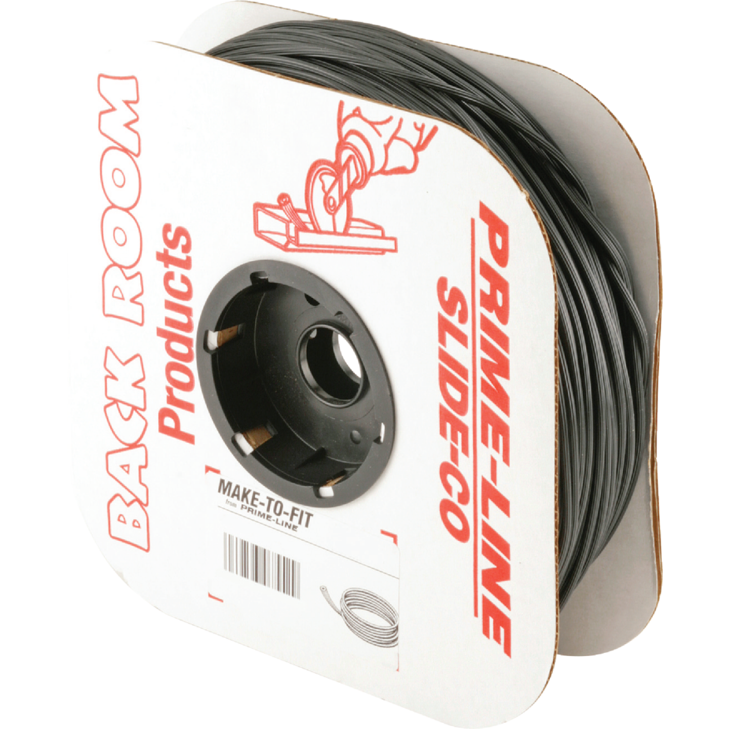 Prime-Line 0.230 In. Dia. x 250 Ft. L. Black Vinyl Screen Retainer Spline Image 1