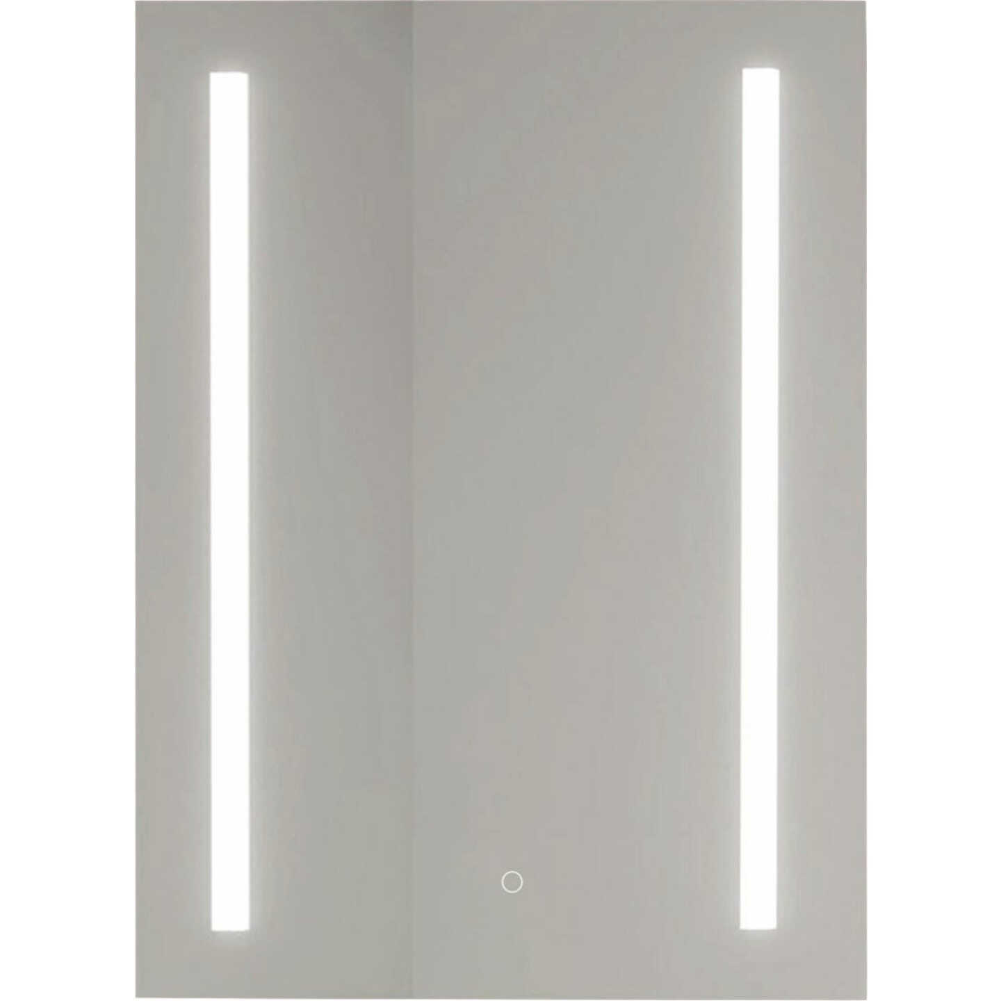 Dweller Ribbon 24 In. x 30 In. Wireless Rechargeable Battery LED Mirror, Frameless Image 1