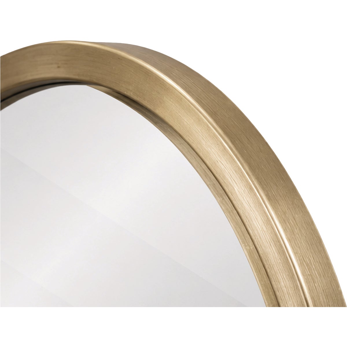 Renin Cove Gold Oval 20 In. x 28 In. Bold Frame Vanity Mirror Image 3