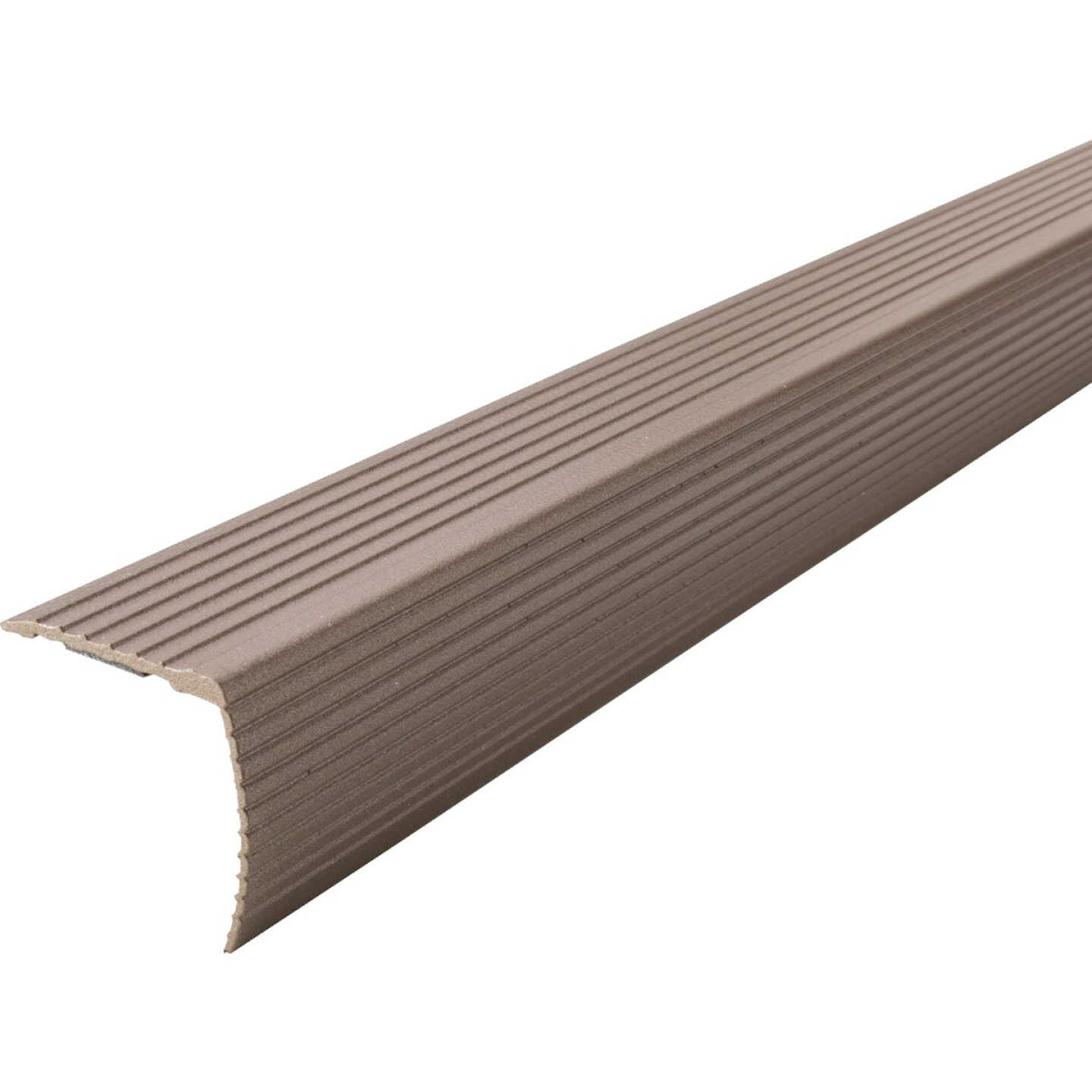 M-D Building Products 36 In. Spice Aluminum CINCH Fluted Stair Edging Image 1