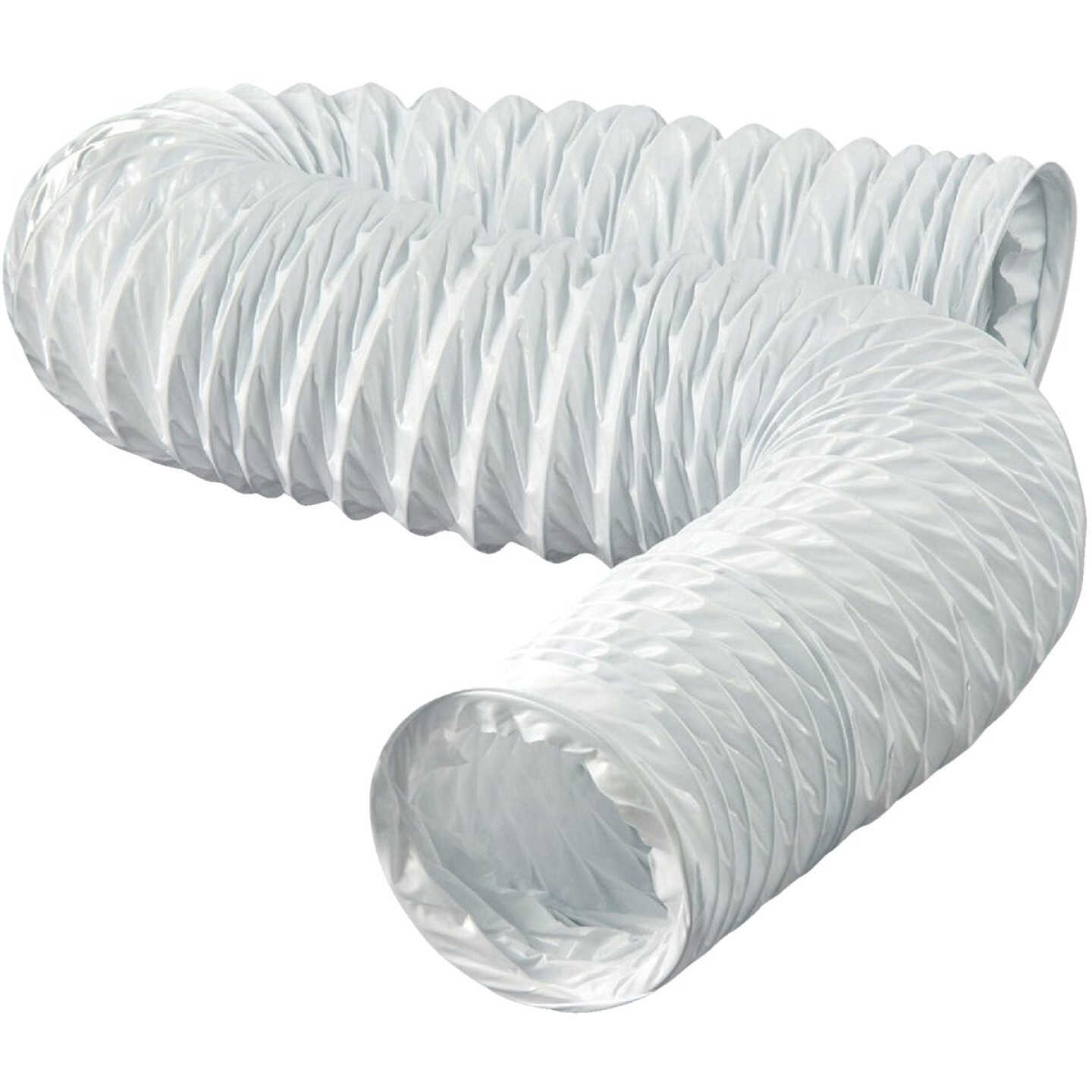 Dundas Jafine 3 In. Dia x 8 Ft. L White Vinyl Flexible Ducting Image 1