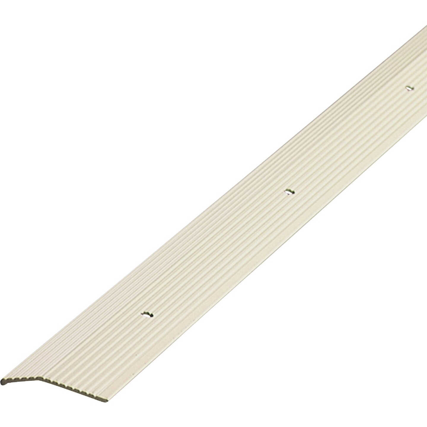 M-D Building Products 1-3/8 In. X 36 In. Almond Aluminum Carpet Trim with Screw Nails Image 1