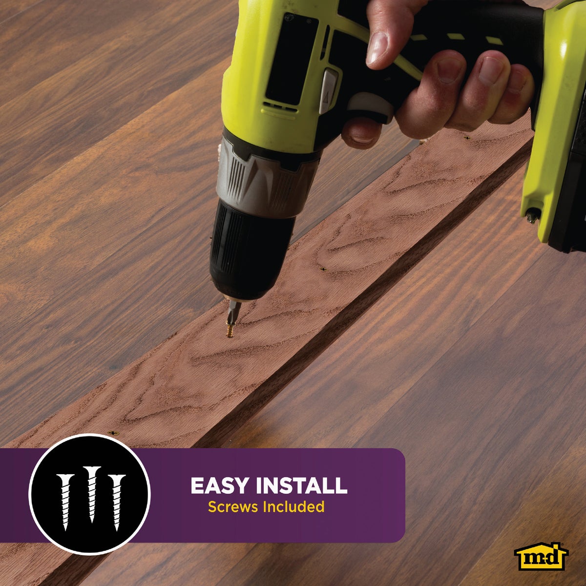M-D Building Products 5 In. x 36 In. Unfinished Hardwood Seam Binder with Screws Image 3