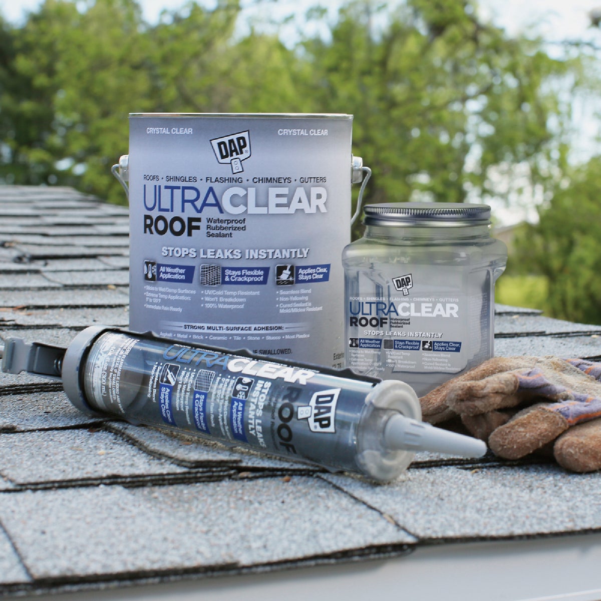 Dap Ultra Clear Roof 32 Oz. Waterproof Rubberized Roof Sealant Image 4