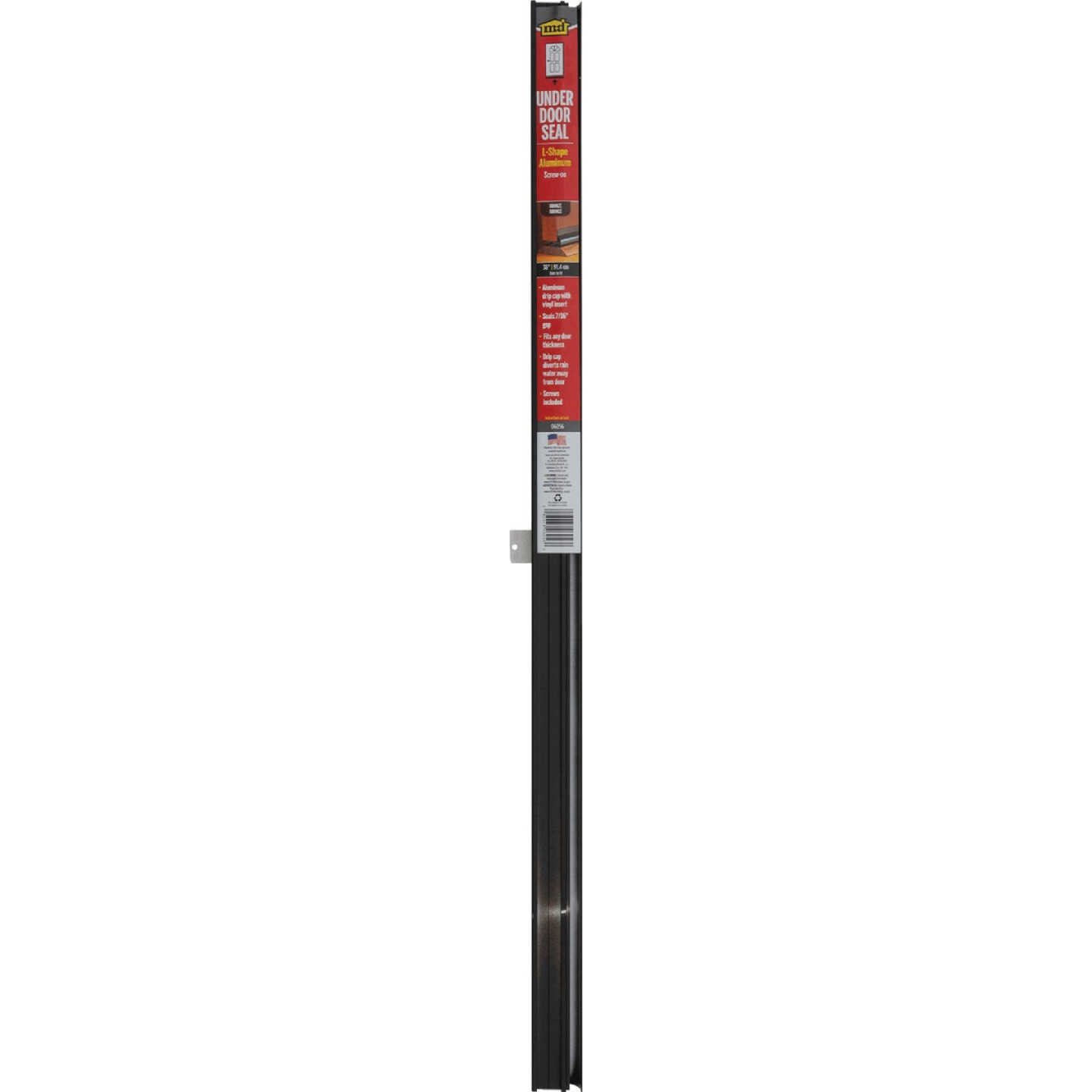 M-D Building Products 1.75 In. W. x 1.625 In. H. x 36 In. L. Aluminum Brown Door Bottom Image 5