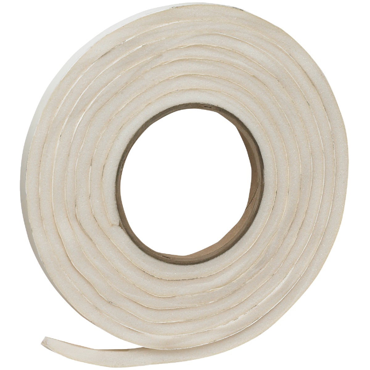 Frost King 3/8 In. Wide x 5/16 In. Thick x 10 Ft. Long White Rubber Foam Weatherstrip Tape