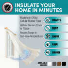 Frost King 17 Ft. x 5/16 In. Brown Rubber Weatherstrip Image 4