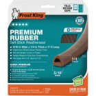 Frost King 17 Ft. x 5/16 In. Brown Rubber Weatherstrip Image 1