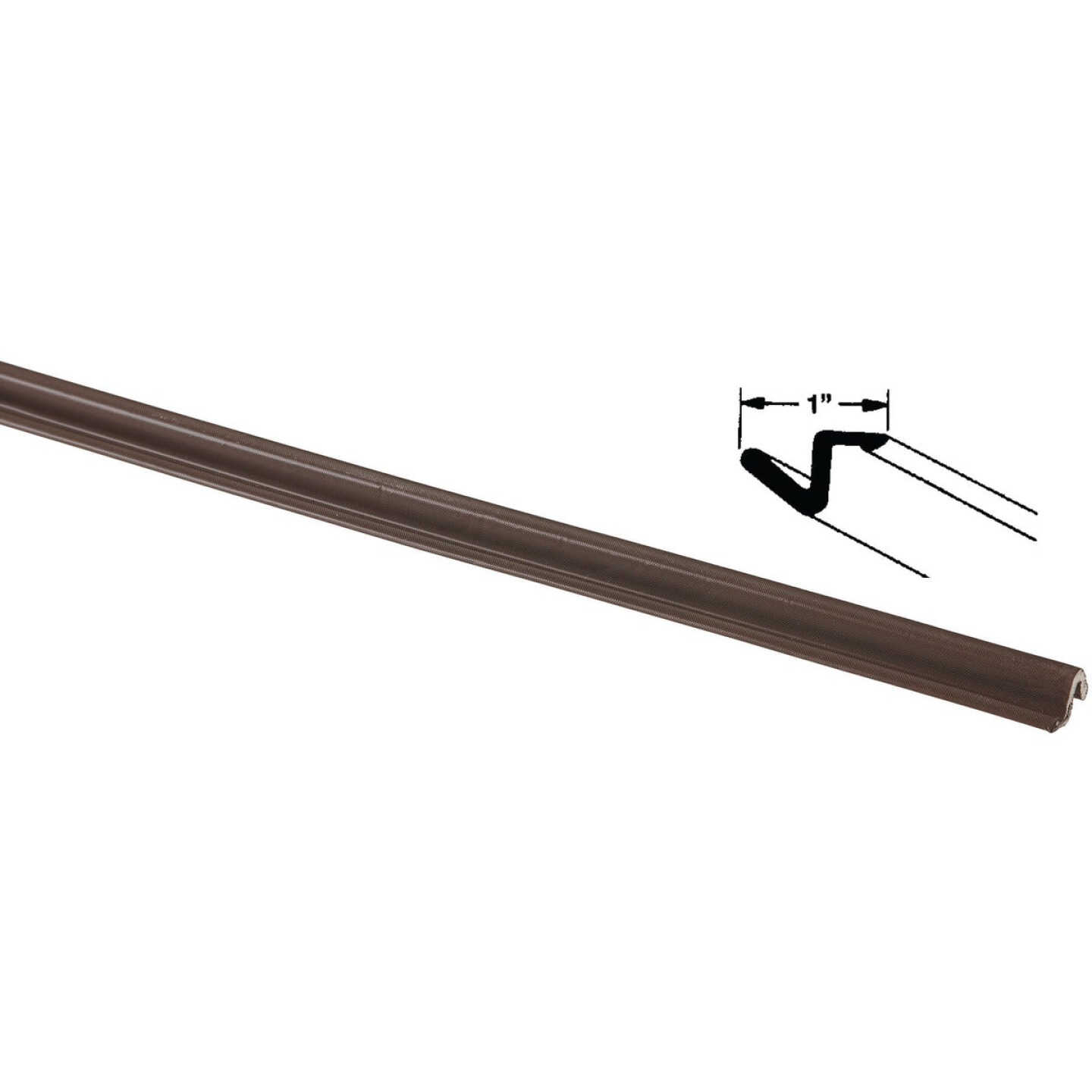 Frost King 7 Ft. 1 In. Brown Door Gasket Image 1