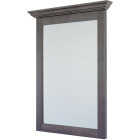 CraftMark St. Paul Designer Gray Stained 30 In. W x 36 In. H Vanity Mirror Image 1