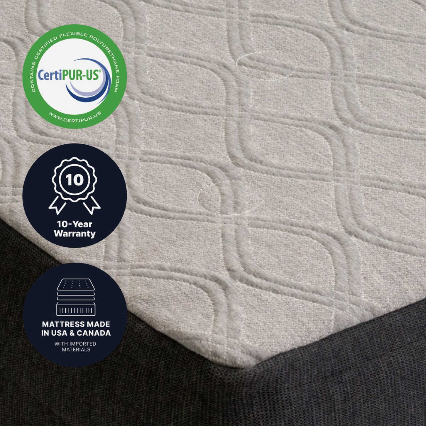 GhostBed Essential Queen Gel Memory Foam Mattress Image 2