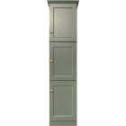 GHI Cabinets Sonona Forest Green 78 In. H x 18 In. W x 21 In. D Linen Closet, 3 Door Image 1
