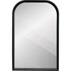 Renin Westlake Arch Black 20 In. x 30 In. Stitch Design Frame Vanity Mirror Image 1