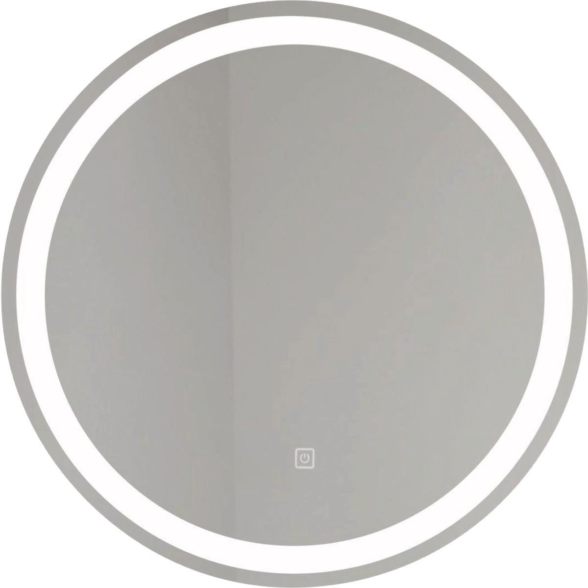 Dweller Loop 24 In. Wireless Rechargeable Battery LED Mirror, Frameless