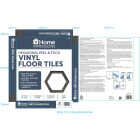 Home Impressions 12 In. Iron Gray Hexagonal Vinyl Floor Tile (15 Sq. Ft./Box) Image 2
