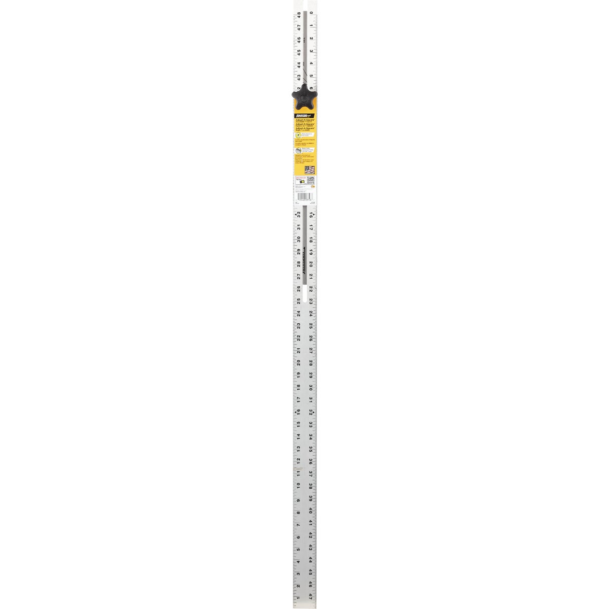 Johnson Level 48 In. Aluminum English Adjust-A-Square Drywall Square Image 2