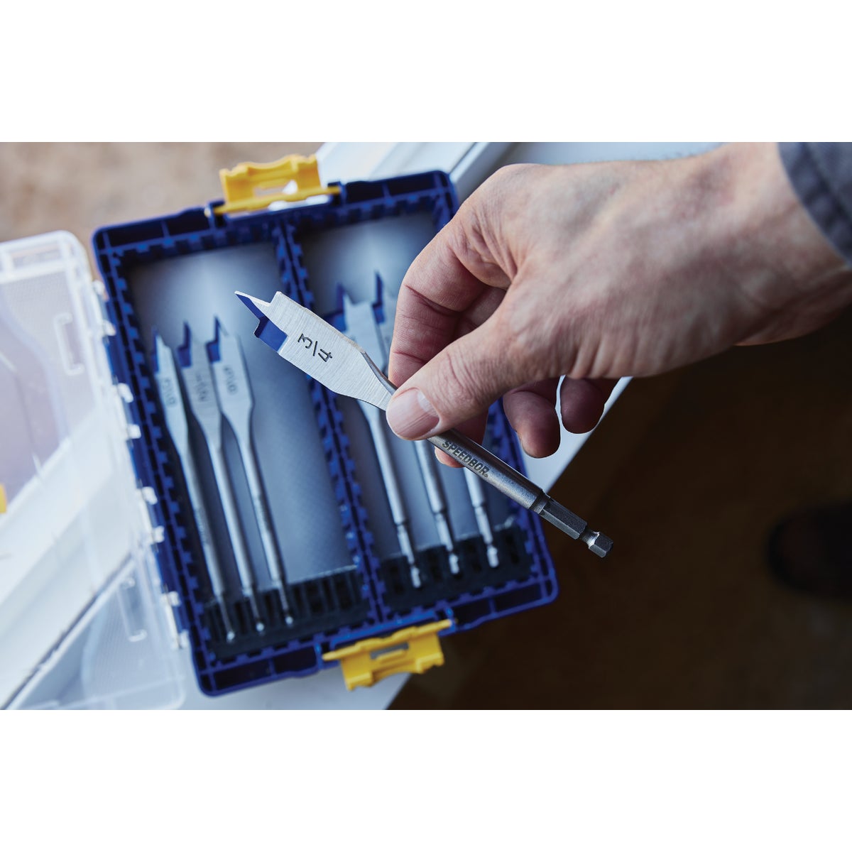 Irwin Speedbor 8-Piece Spade Bit Set Image 3