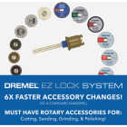 Dremel 1 In. 36G EZ Lock Abrasive Wheel Brush Image 6
