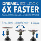 Dremel Aluminum Oxide EZ Lock Grinding Wheel Image 6