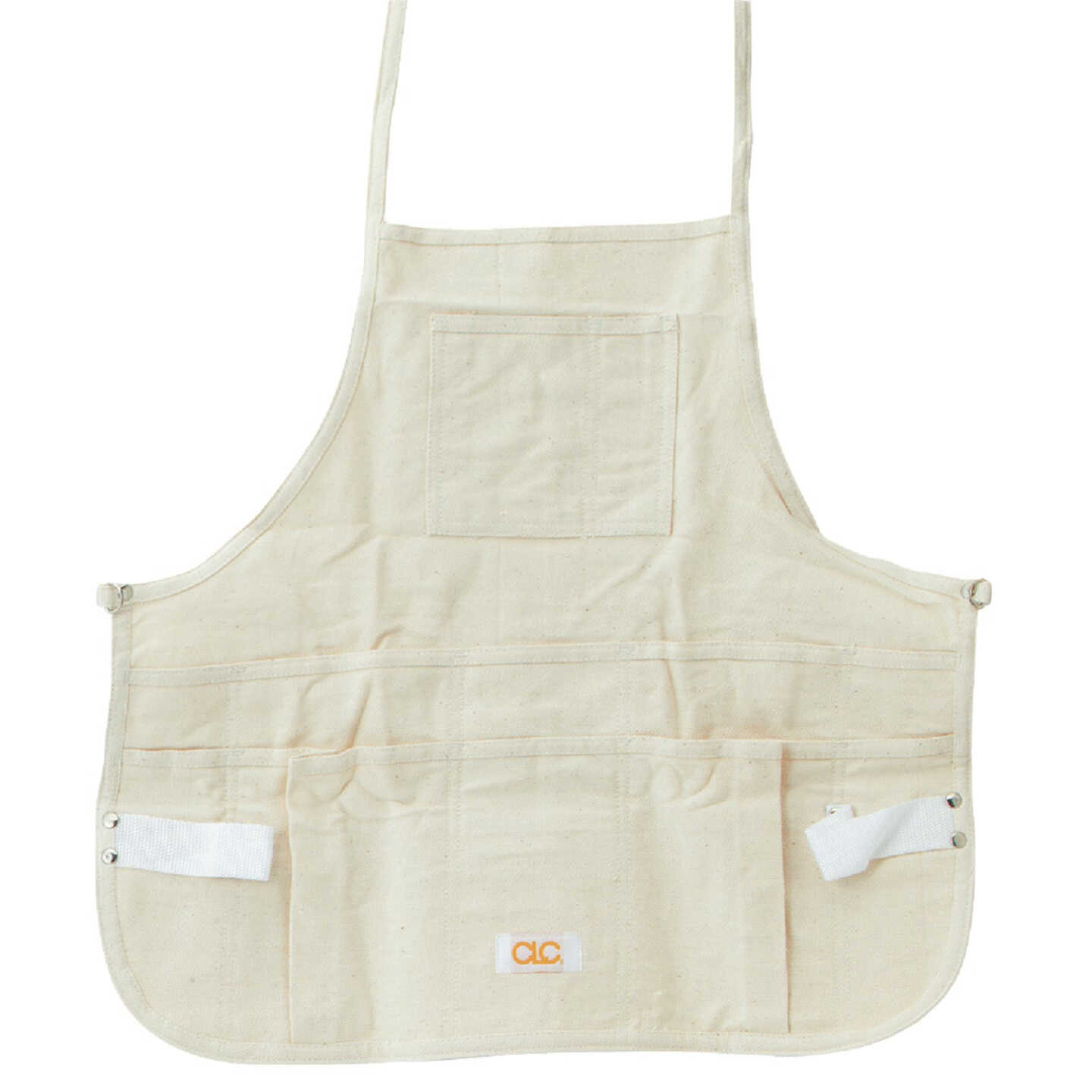 Custom Leathercraft 12-Pocket Canvas Bib Apron Image 1